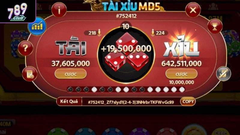 Mẹo Chơi Tài Xỉu MD5 789Club Hiệu Quả Từ Cao Thủ Cho Anh Em Mới Khám phá Tài Xỉu MD5 là gì?