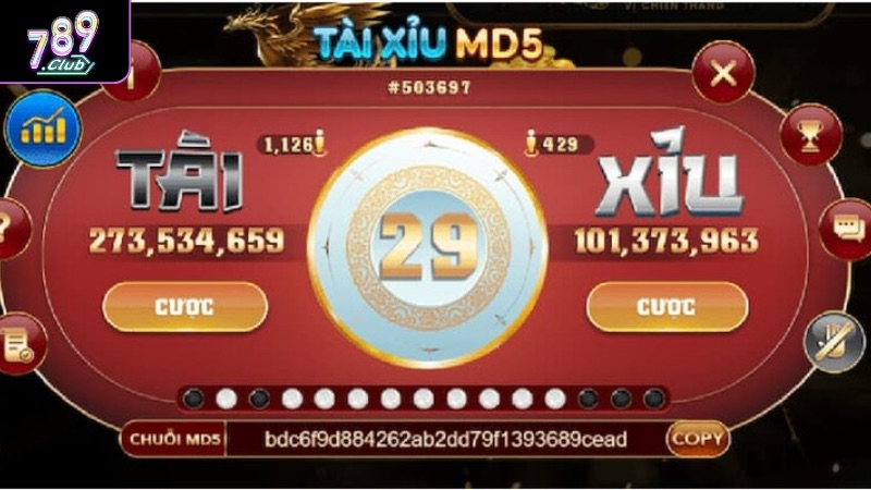 Mẹo Chơi Tài Xỉu MD5 789Club Hiệu Quả Từ Cao Thủ Cho Anh Em Mới Luật chơi và cách hoạt động của Tài Xỉu MD5